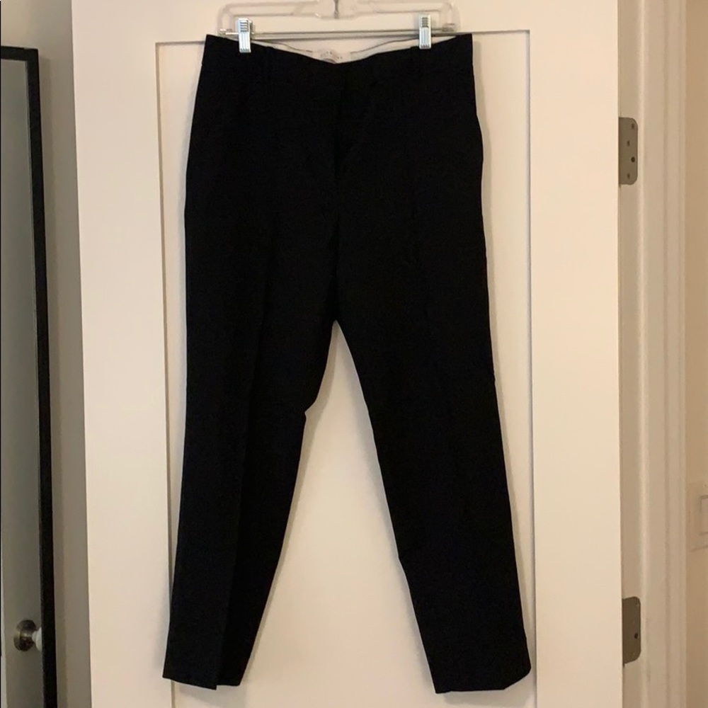 Everlane wool straight leg cropped pants